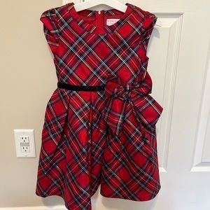 American girl pretty plaid Christmas dress size 7